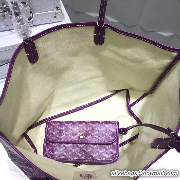 Unique Grade Goyard St Louis Tote GM 2376 Purple