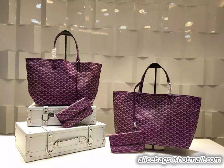 Unique Grade Goyard St Louis Tote GM 2376 Purple