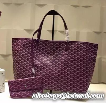 Unique Grade Goyard St Louis Tote GM 2376 Purple