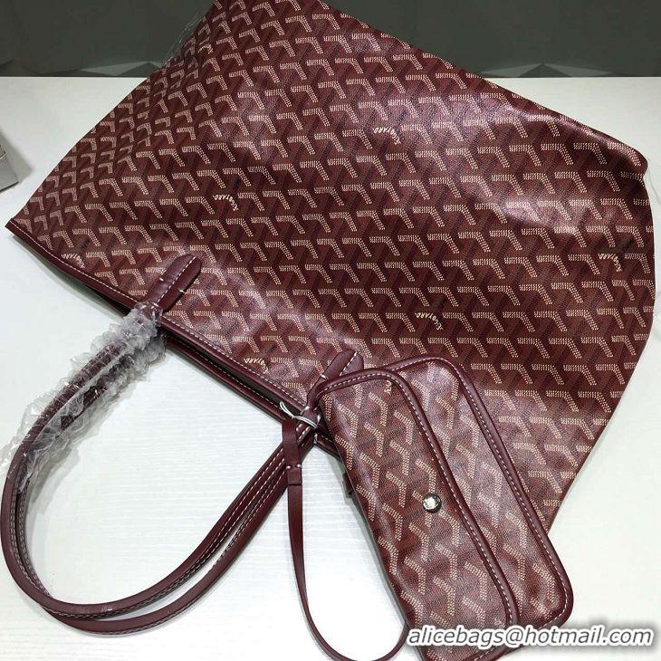 Perfect Discount Goyard St Louis Tote GM 2376 Bungundy