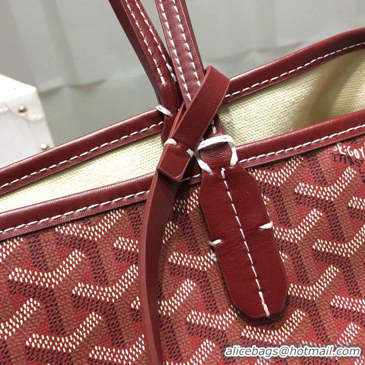 Perfect Discount Goyard St Louis Tote GM 2376 Bungundy