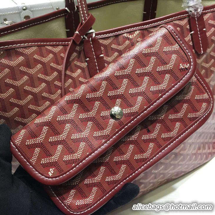 Perfect Discount Goyard St Louis Tote GM 2376 Bungundy