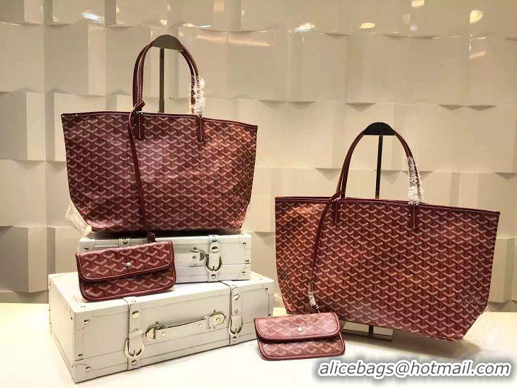 Perfect Discount Goyard St Louis Tote GM 2376 Bungundy