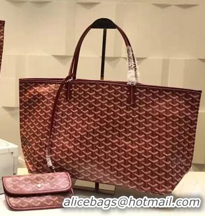 Perfect Discount Goyard St Louis Tote GM 2376 Bungundy