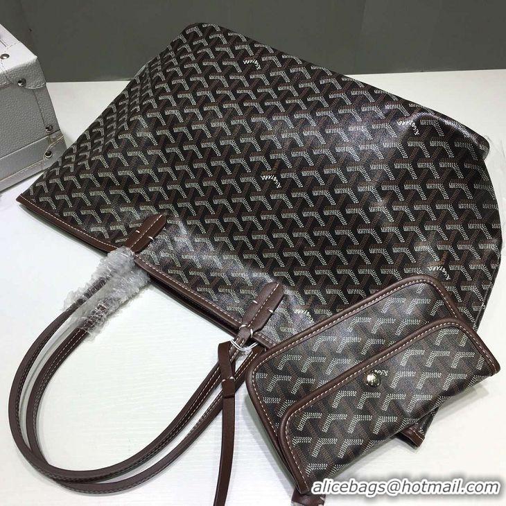 Free Shipping Goyard Saint Louis Tote Bag GM 2376 Coffee