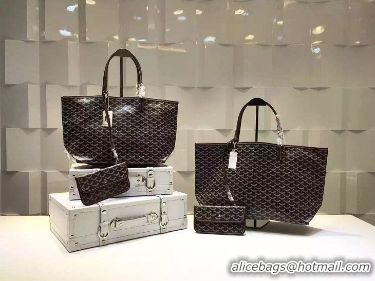 Free Shipping Goyard Saint Louis Tote Bag GM 2376 Coffee