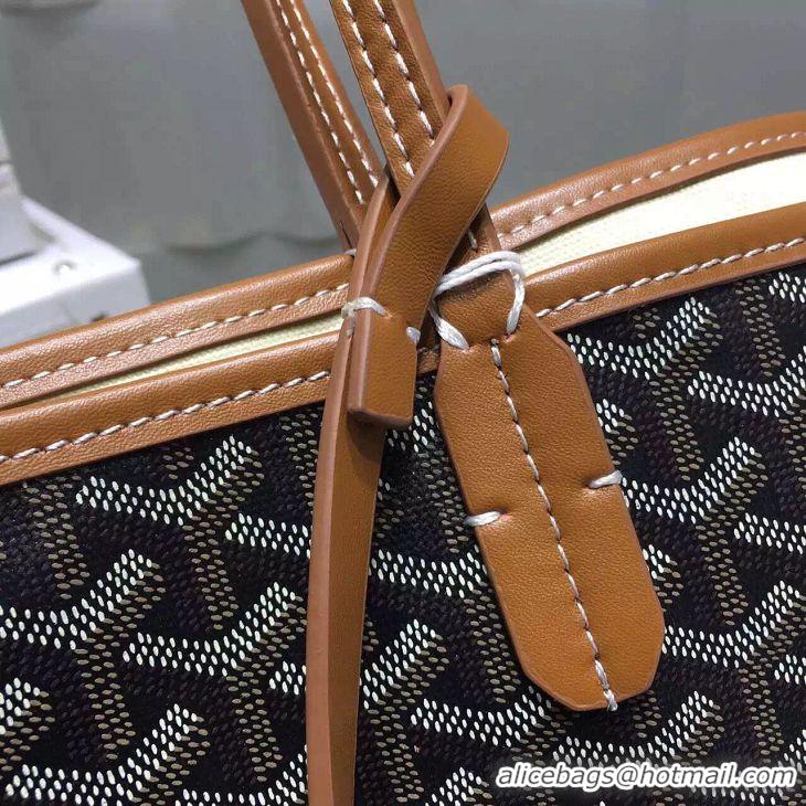 Promotional Goyard Saint Louis Tote Bag GM 2376 Black And Tan