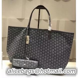 Modern Design Goyard Saint Louis Tote Bag GM 2376 Dark Grey