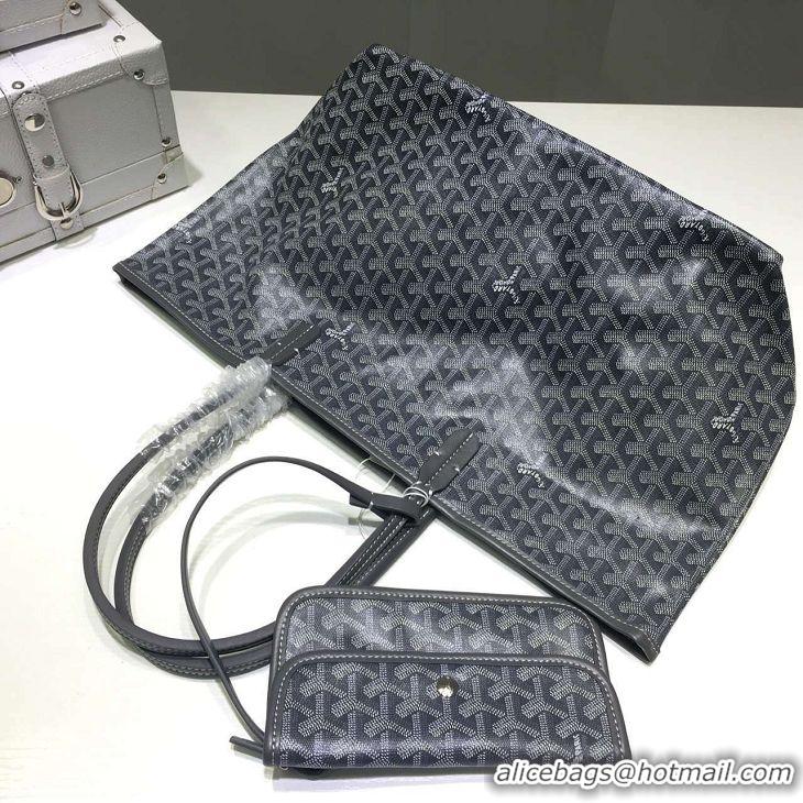 Modern Design Goyard Saint Louis Tote Bag GM 2376 Dark Grey