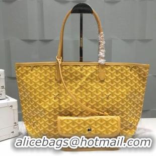 Traditional Discount Goyard Saint Louis Tote Bag PM 2376 Yellow