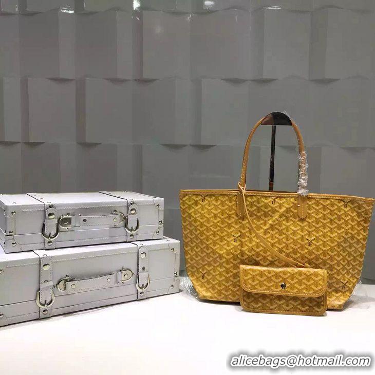 Traditional Discount Goyard Saint Louis Tote Bag PM 2376 Yellow