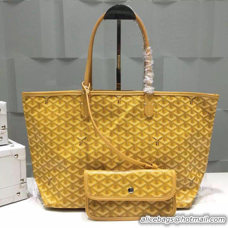 Traditional Discount Goyard Saint Louis Tote Bag PM 2376 Yellow