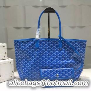 Imitation Goyard Saint Louis Tote Bag PM 2376 Light Blue