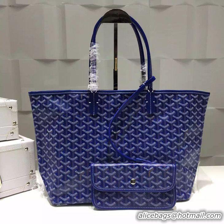 Trendy Design Goyard Saint Louis Tote Bag PM 2376 Dark Blue