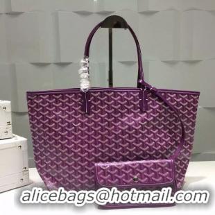 Noble Useful Goyard Saint Louis Tote Bag PM 2376 Purple