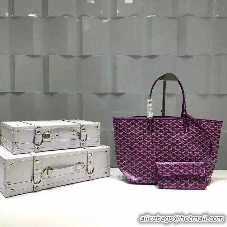 Noble Useful Goyard Saint Louis Tote Bag PM 2376 Purple