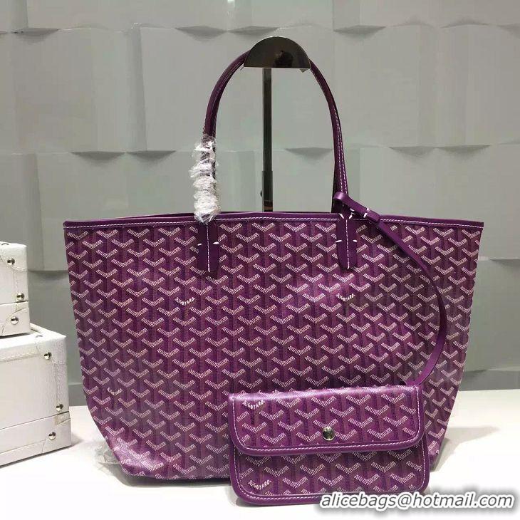 Noble Useful Goyard Saint Louis Tote Bag PM 2376 Purple