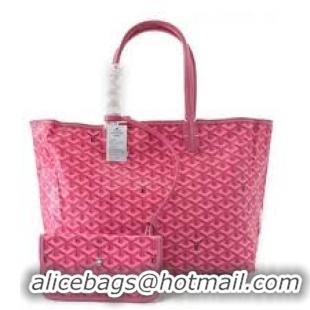 Fashionable Goyard Saint Louis Tote Bag PM 2376 Rose Red