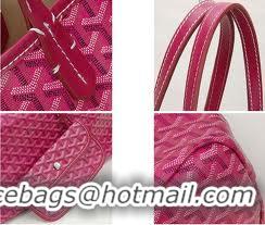 Fashionable Goyard Saint Louis Tote Bag PM 2376 Rose Red