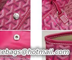 Fashionable Goyard Saint Louis Tote Bag PM 2376 Rose Red