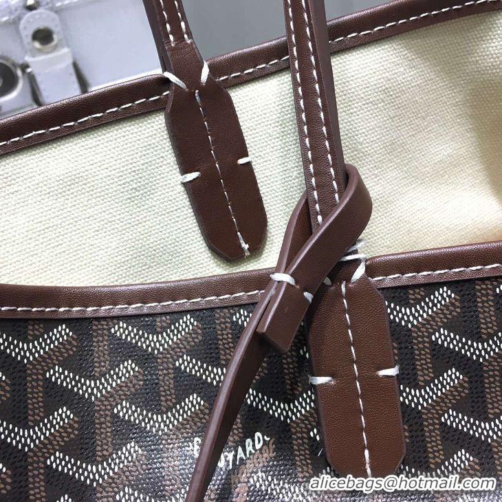 Big Discount Goyard Saint Louis Tote Bag PM 2376 Coffee