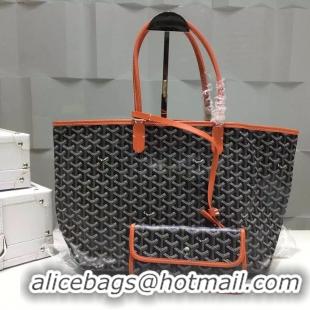 Low Price Goyard Saint Louis Tote Bag PM 2376 Black And Orange