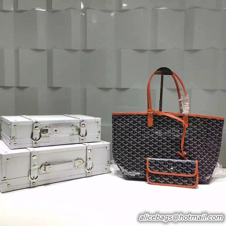 Low Price Goyard Saint Louis Tote Bag PM 2376 Black And Orange