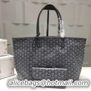 Low Cost Goyard Saint Louis Tote Bag PM 2376 Dark Grey