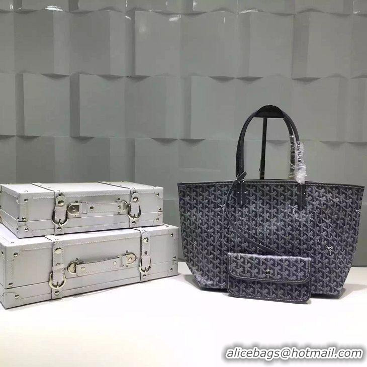 Low Cost Goyard Saint Louis Tote Bag PM 2376 Dark Grey