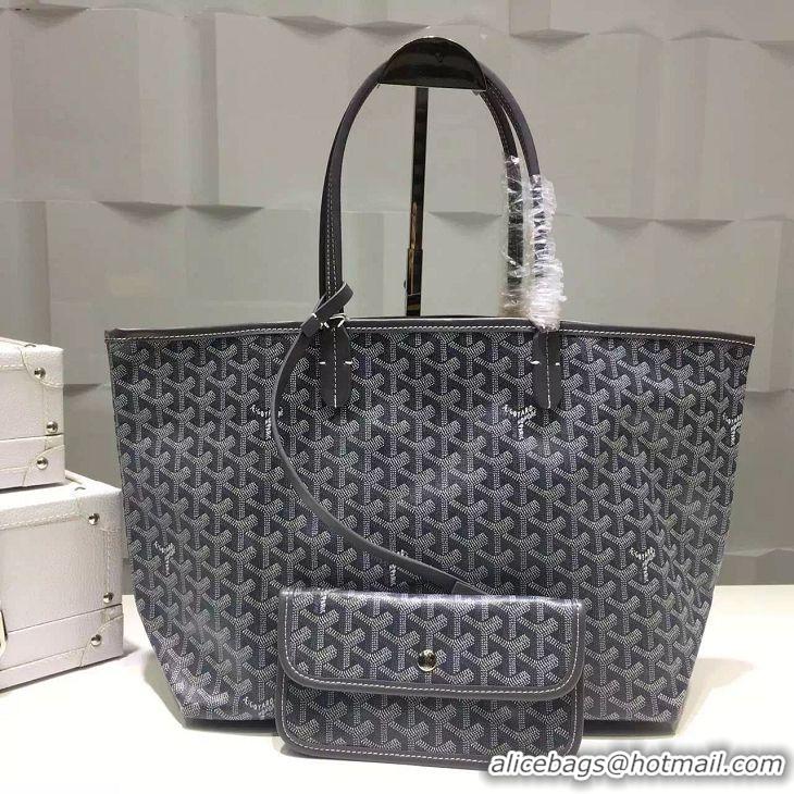 Low Cost Goyard Saint Louis Tote Bag PM 2376 Dark Grey