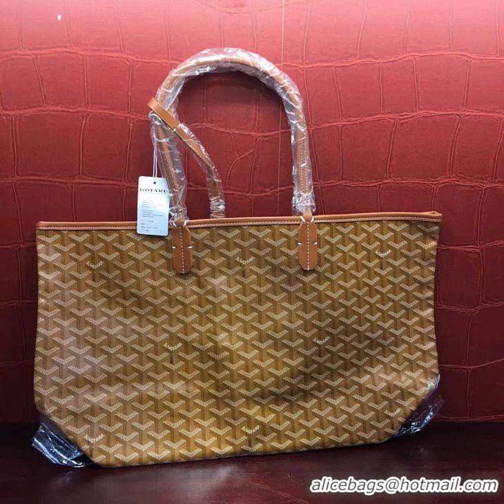 Youthful Goyard Saint Louis Tote Bag PM 2376 Wheat