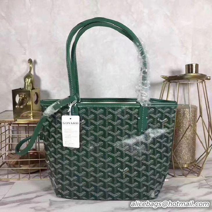 Good Quality Goyard St Louis Shopping Bag Mini 2376 Green