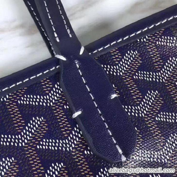 Cheapest Goyard St Louis Tote Bag Mini 2376 Navy Blue