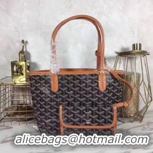 Shop Discount Goyard St Louis Tote Bag Mini 2376 Black And Tan