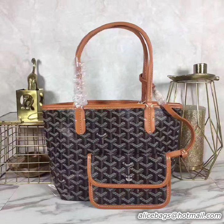 Shop Discount Goyard St Louis Tote Bag Mini 2376 Black And Tan