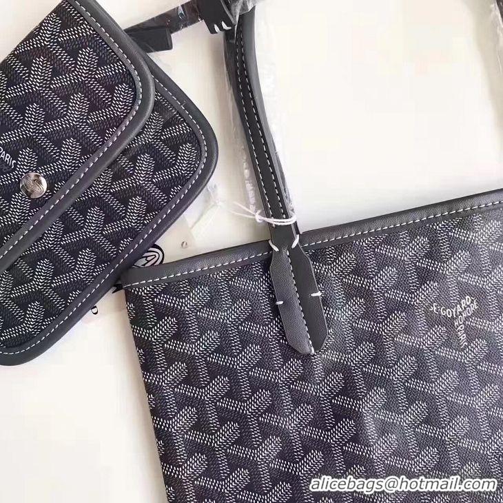 Recommended Goyard St Louis Tote Bag Mini 2376 Dark Grey