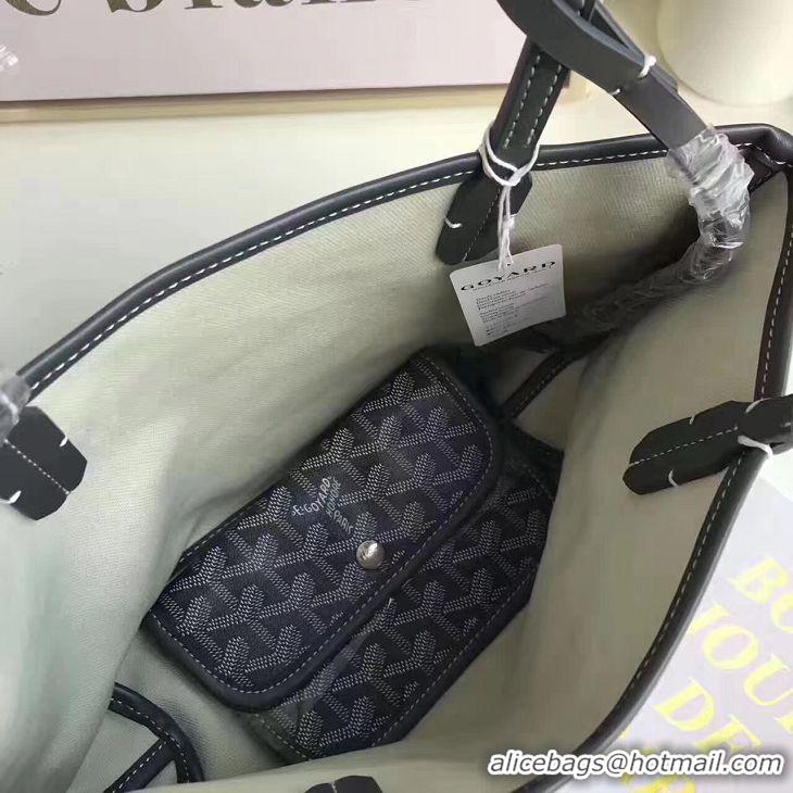 Recommended Goyard St Louis Tote Bag Mini 2376 Dark Grey