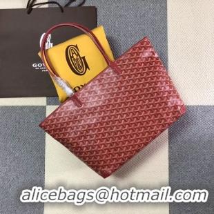 Hot Sale Goyard Artois Original Zipper Bag GM 00319 Red