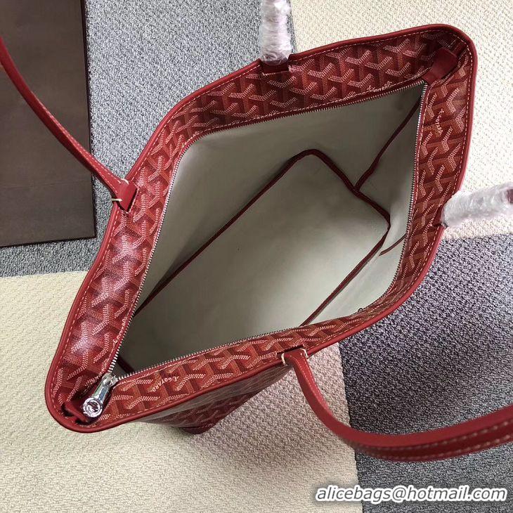 Hot Sale Goyard Artois Original Zipper Bag GM 00319 Red