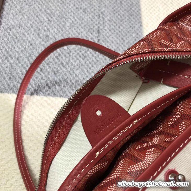 Hot Sale Goyard Artois Original Zipper Bag GM 00319 Red