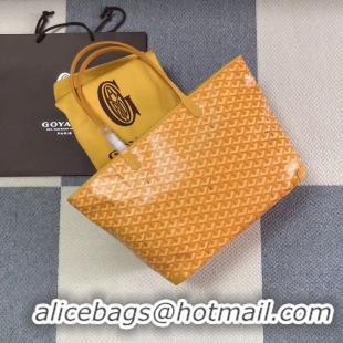 Discount Goyard Artois Original Zipper Bag GM 00319 Yellow