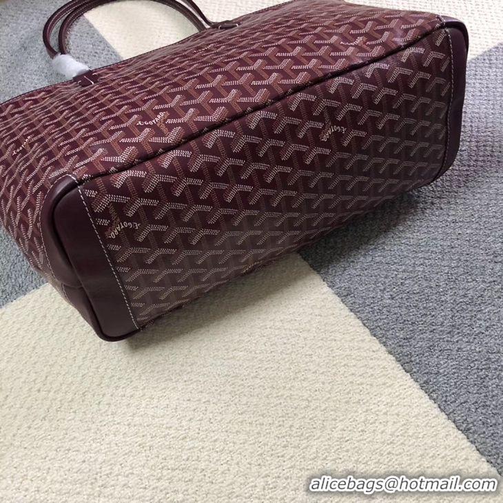 Sophisticated Goyard Artois Original Zipper Bag GM 00319 Bungundy