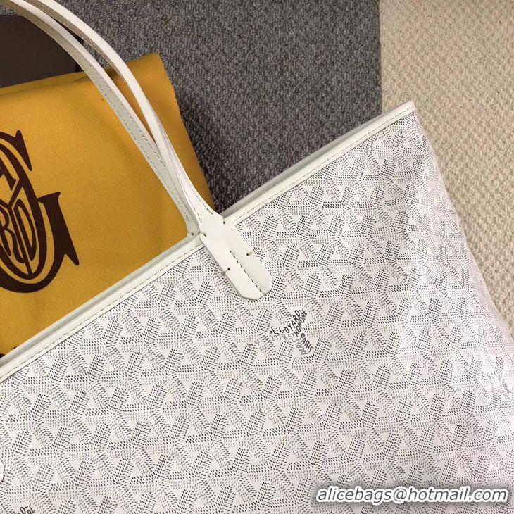 Refined Goyard Artois Original Zipper Bag GM 00319 White