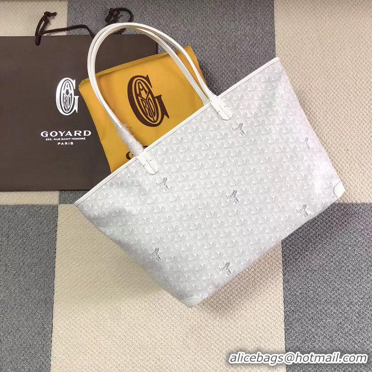 Refined Goyard Artois Original Zipper Bag GM 00319 White