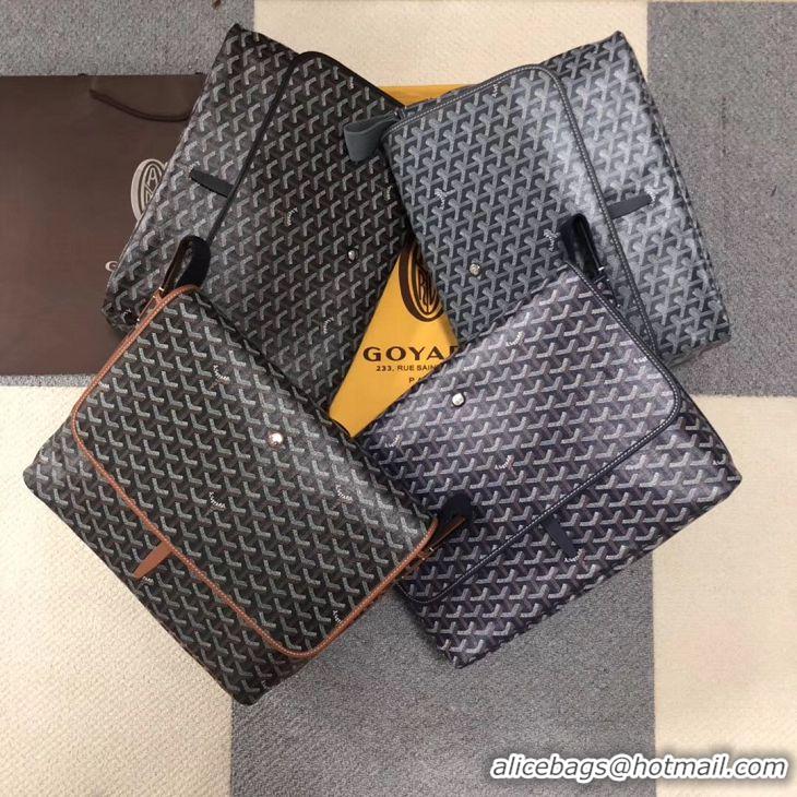 Discount Goyard Original Large Book Bag Messenger Bag 8961 Black And Tan