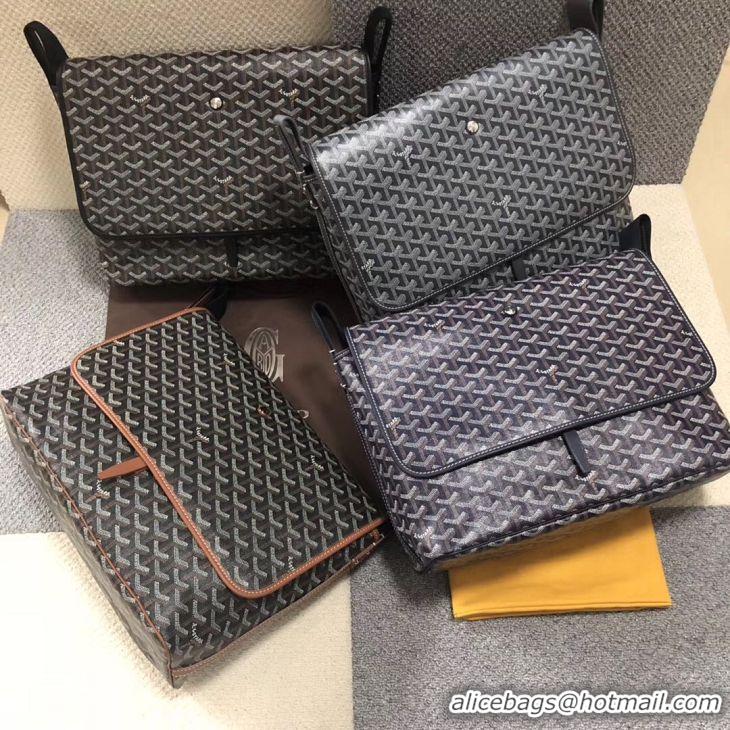 Discount Goyard Original Large Book Bag Messenger Bag 8961 Black And Tan