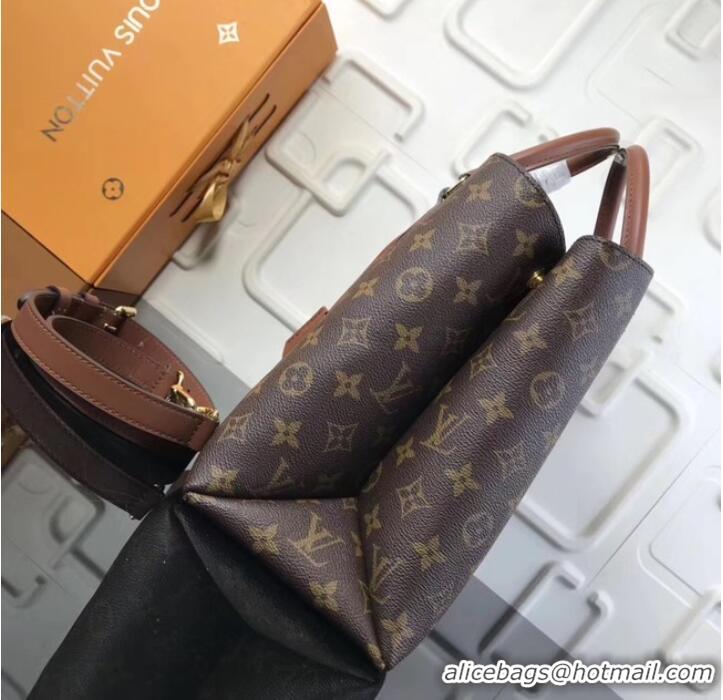 Sumptuous Louis vuitton original monogram canvas Flower tote M43550 brown