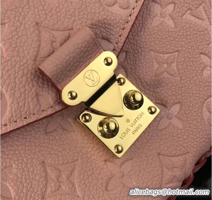 Shop Duplicate Louis vuitton original mongram empreinte POCHETTE METIS M43941 pink