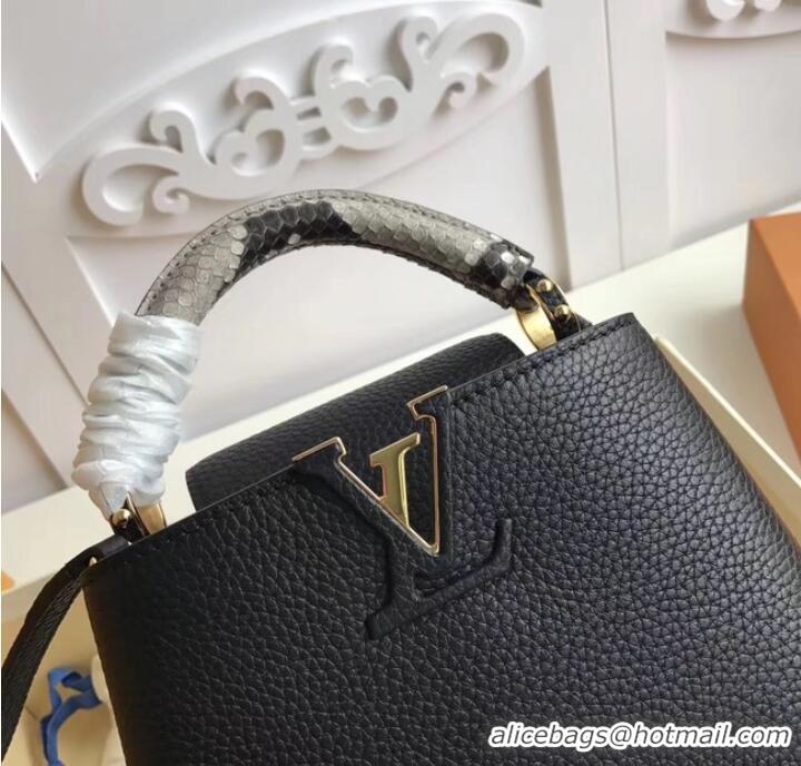 Good Quality Louis vuitton original CAPUCINES MINI N94047 black