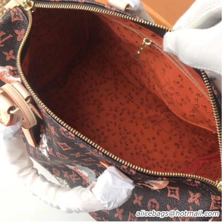 Charming Louis Vuitton SPEEDY 30 BANDOULIERE M44401 brown